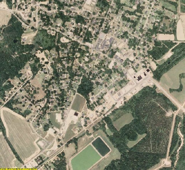 Yalobusha County, MS aerial photography detail