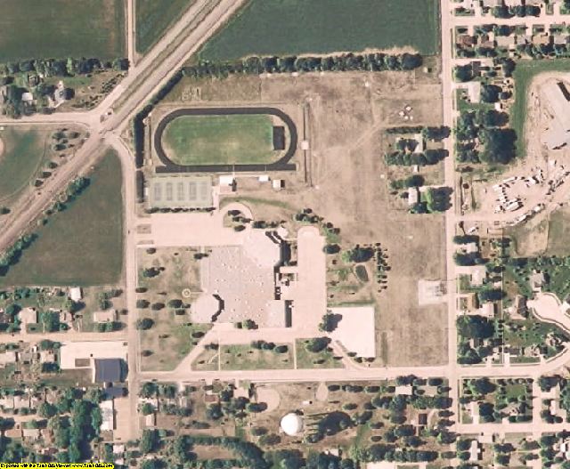 York County, NE aerial photography detail
