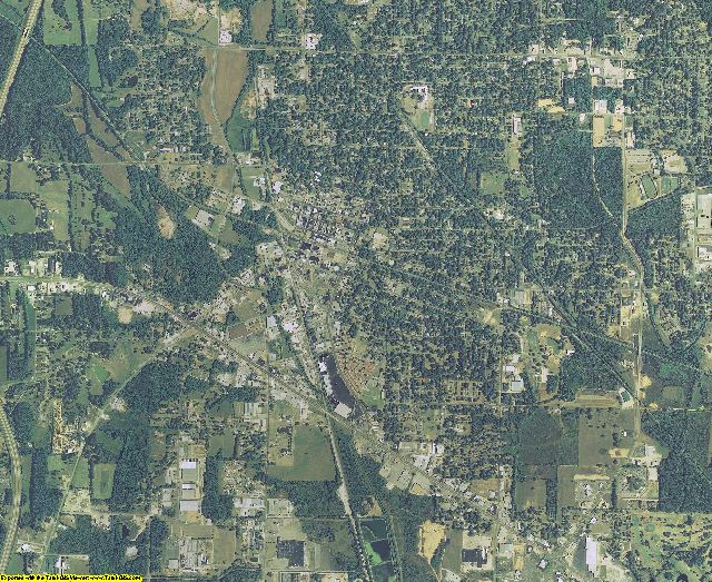 Alcorn County, Mississippi aerial photography