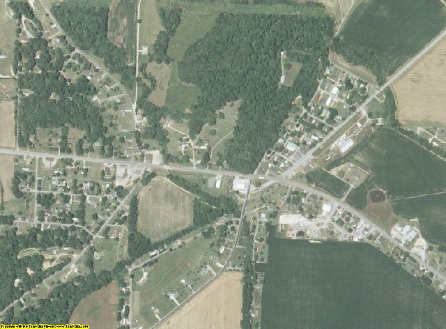 Alexander County, Illinois aerial photography