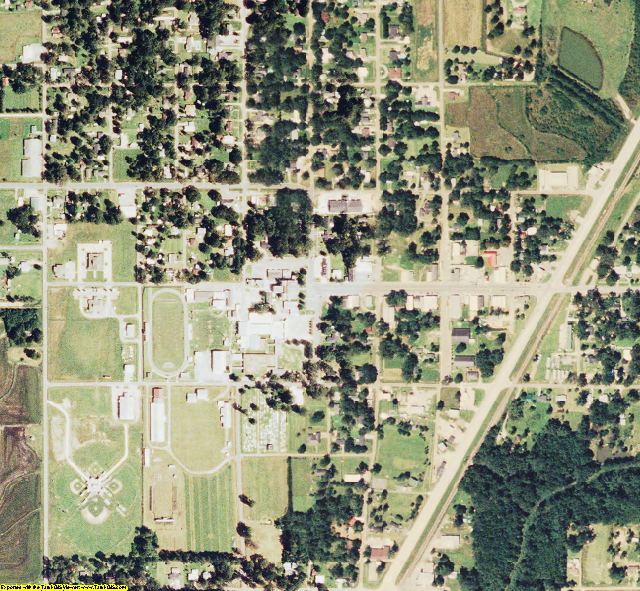 Allen County, LA aerial photography detail