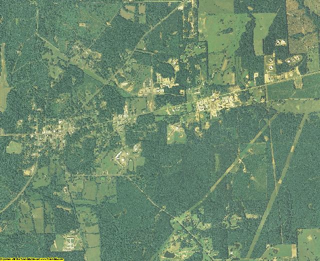 Amite County, Mississippi aerial photography