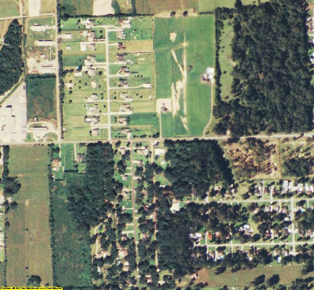 Ascension County, LA aerial photography detail