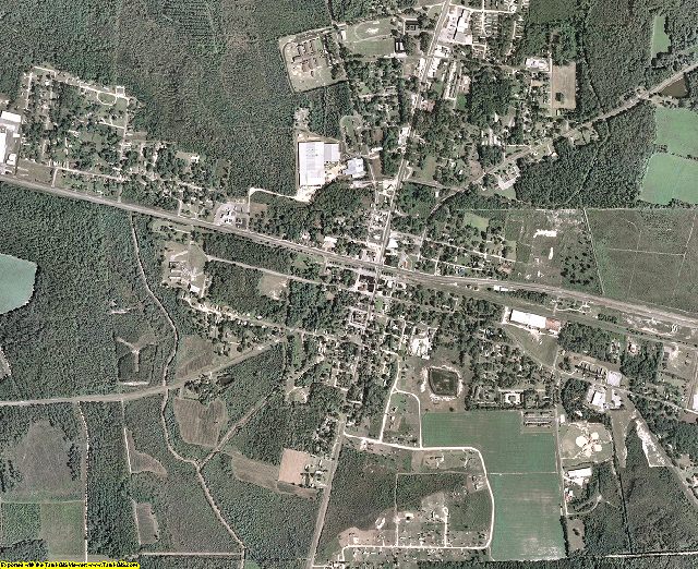 Atkinson County, Georgia aerial photography