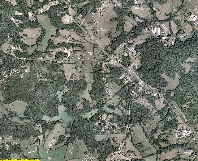 Banks County, Georgia aerial photography