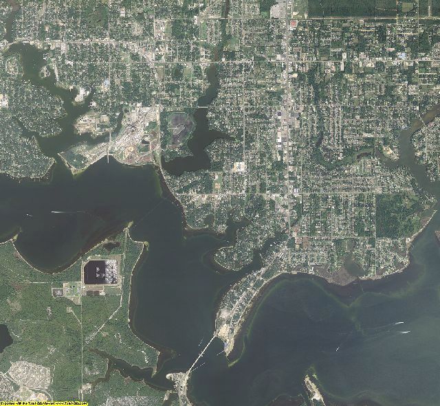 Bay County, Florida aerial photography