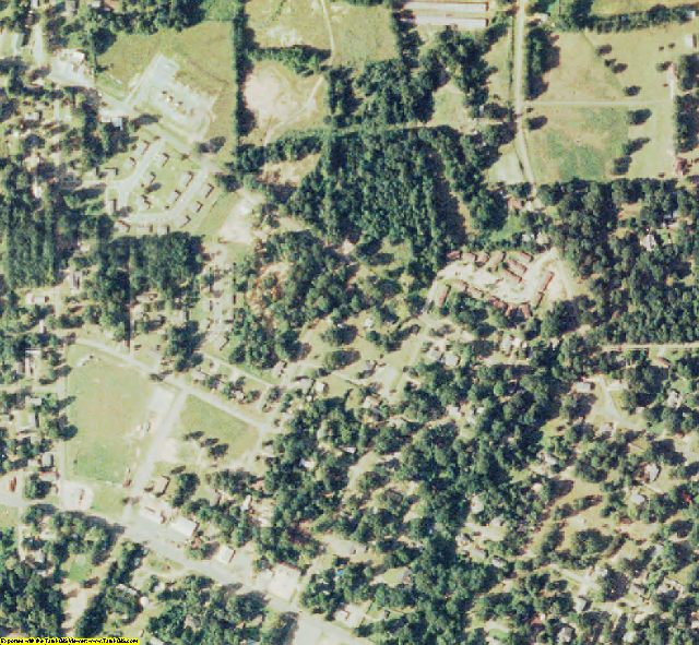 Bienville County, LA aerial photography detail