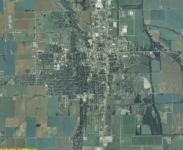 Bolivar County, Mississippi aerial photography
