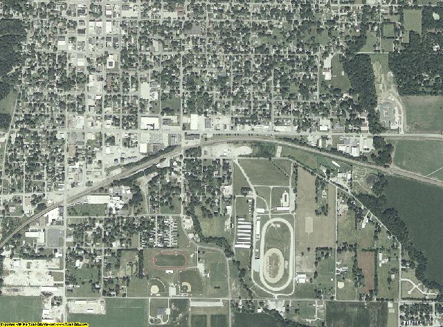 Bond County, Illinois aerial photography