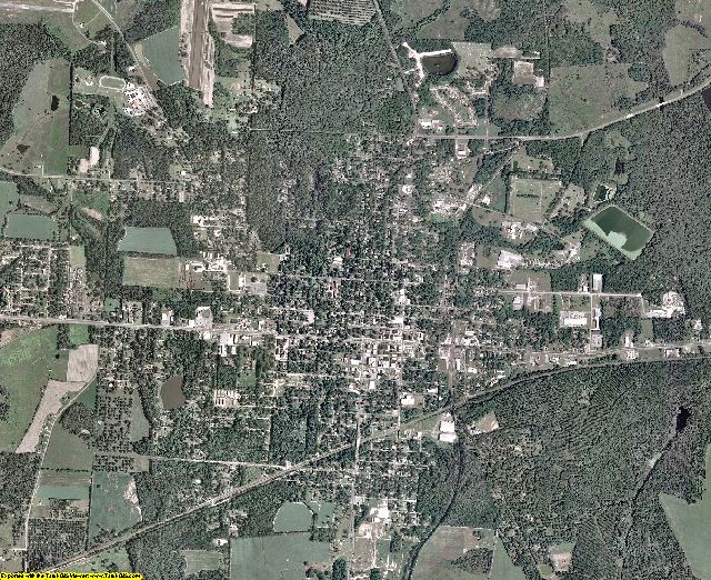 Brooks County, Georgia aerial photography