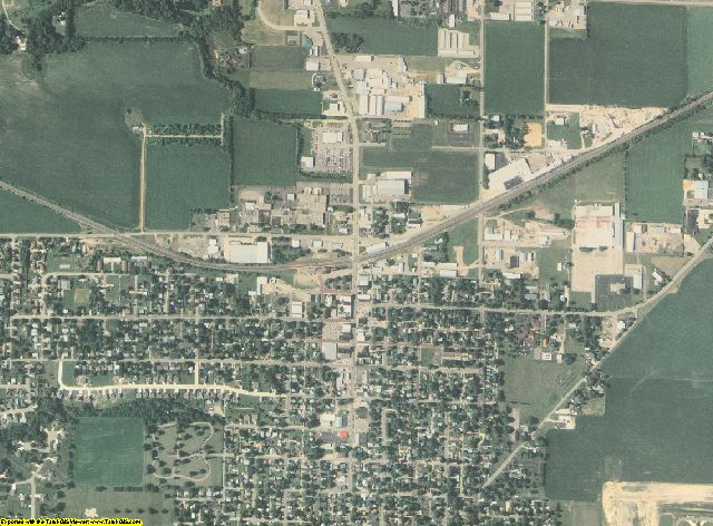 Bureau County, Illinois aerial photography