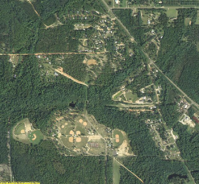 Calhoun County, FL aerial photography detail