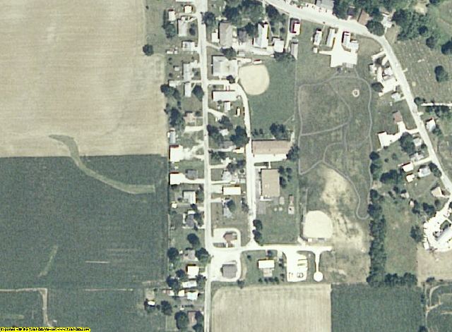 Calhoun County, IL aerial photography detail
