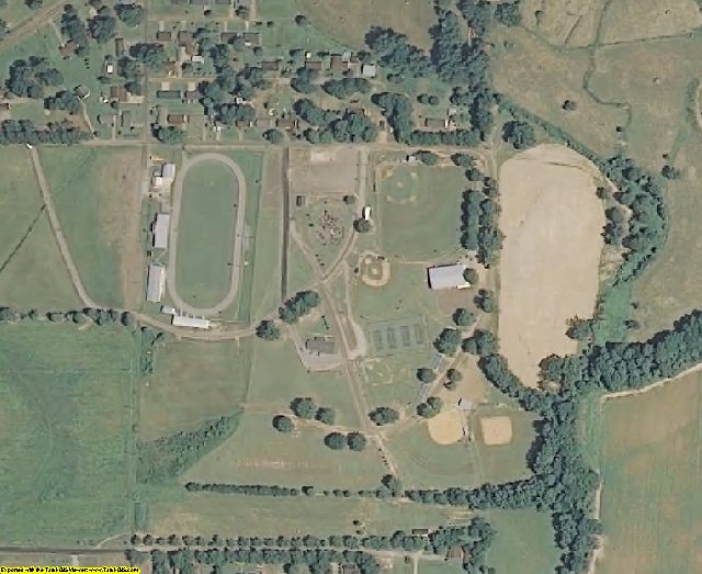 Calhoun County, MS aerial photography detail