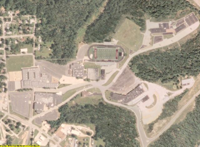 Camden County, MO aerial photography detail