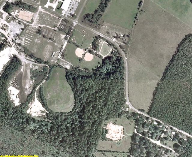 Charlton County, GA aerial photography detail