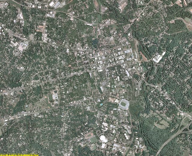 Clarke County, Georgia aerial photography