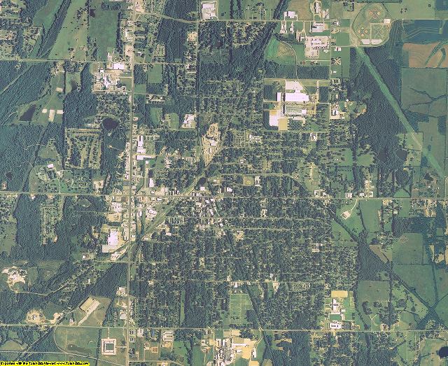 Clay County, Mississippi aerial photography