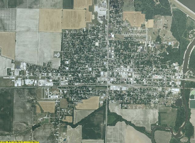 Clinton County, Illinois aerial photography