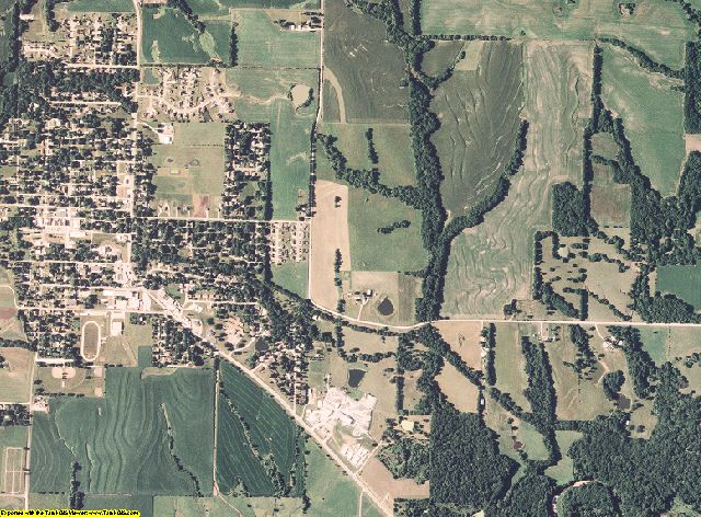 Clinton County, Missouri aerial photography