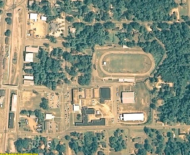 Copiah County, MS aerial photography detail