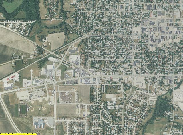 De Witt County, Illinois aerial photography