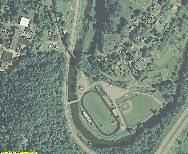 Doddridge County, WV aerial photography detail