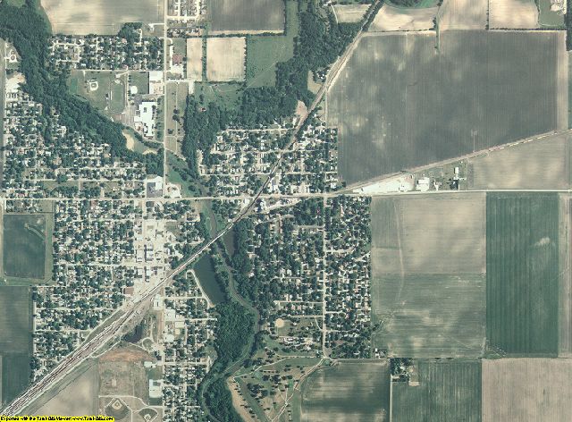 Douglas County, Illinois aerial photography