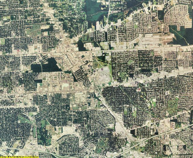 East Baton Rouge County, Louisiana aerial photography