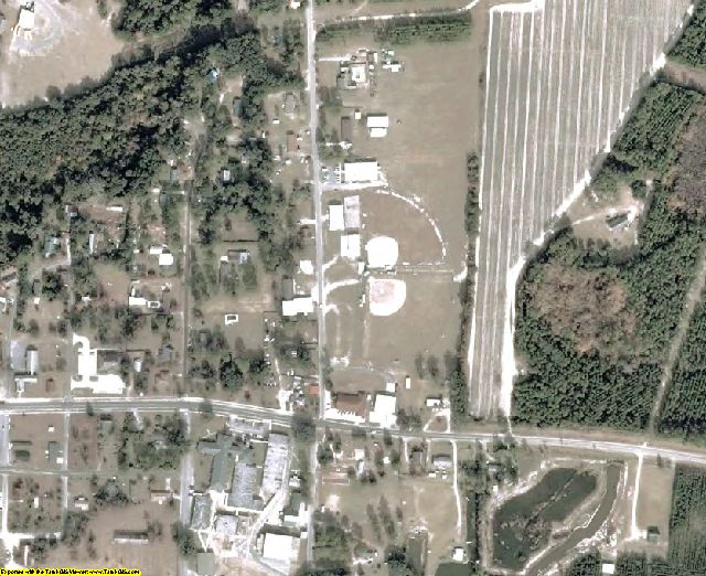 Echols County, GA aerial photography detail