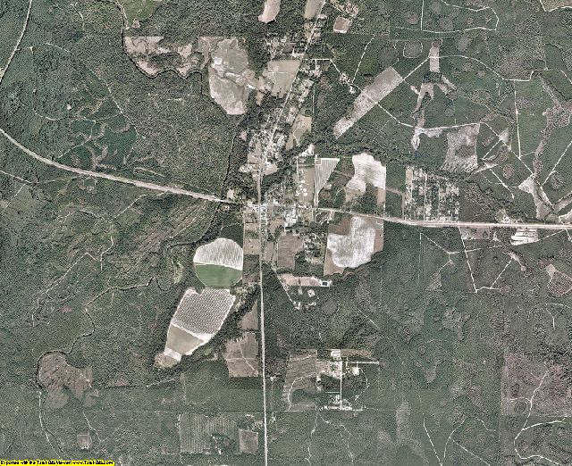 Echols County, Georgia aerial photography