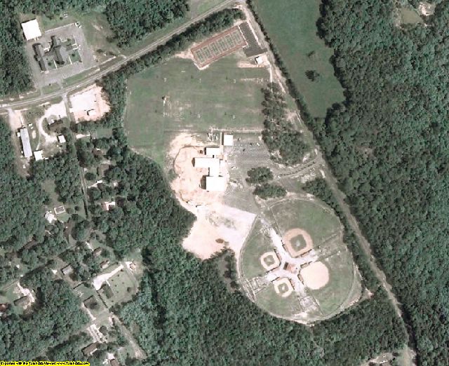 Elbert County, GA aerial photography detail