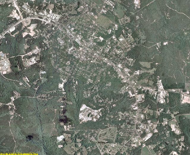 Elbert County, Georgia aerial photography