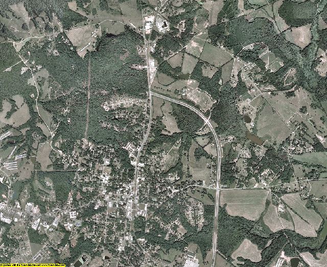 Franklin County, Georgia aerial photography
