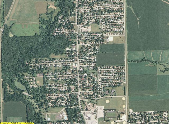 Fulton County, Illinois aerial photography