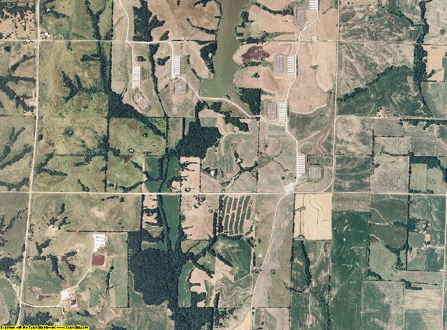 Gentry County, Missouri aerial photography