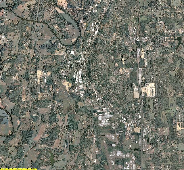 Gordon County, Georgia aerial photography