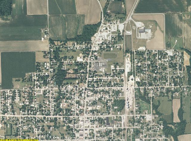 Greene County, Illinois aerial photography