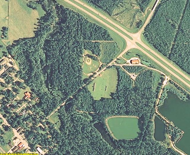 Greene County, MS aerial photography detail