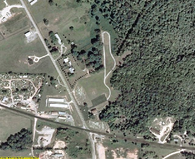 Habersham County, GA aerial photography detail