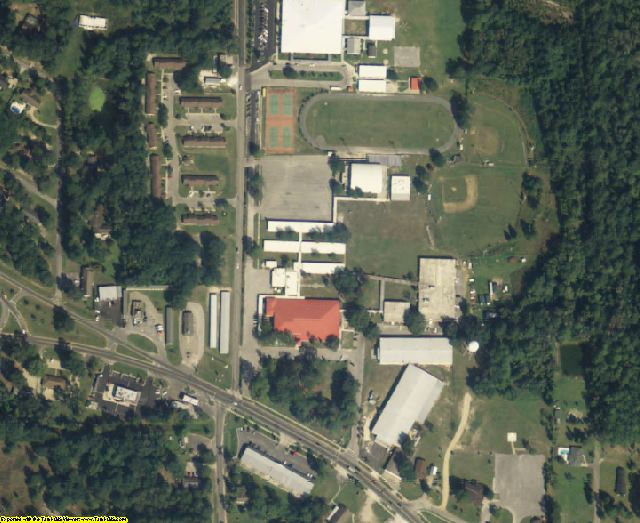 Hamilton County, FL aerial photography detail