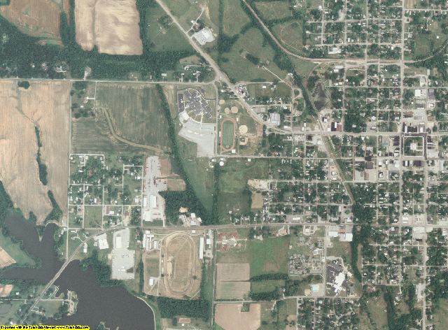 Hamilton County, Illinois aerial photography
