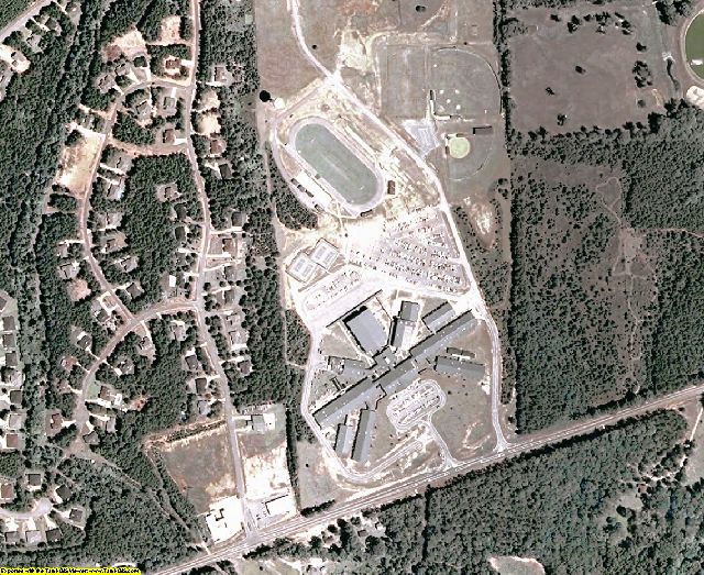 Harris County, GA aerial photography detail