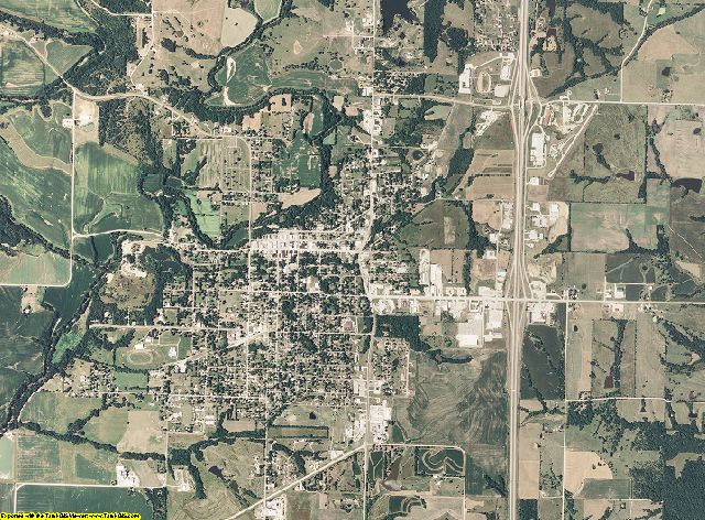 Harrison County, Missouri aerial photography