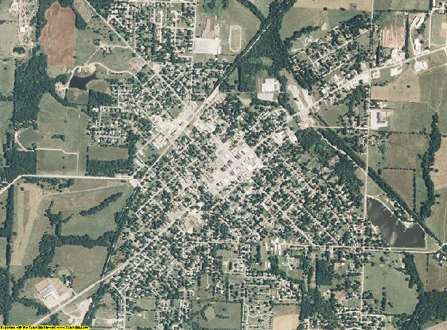 Henry County, Missouri aerial photography