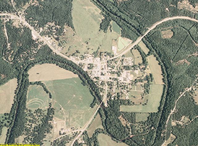 Hickory County, Missouri aerial photography