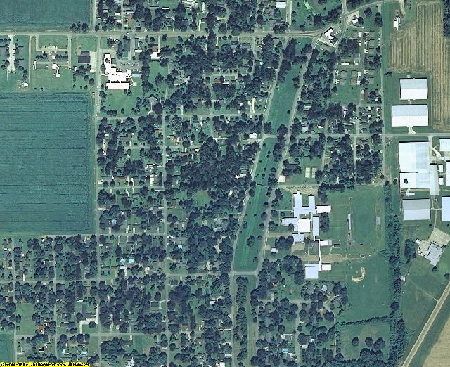 Issaquena County, MS aerial photography detail