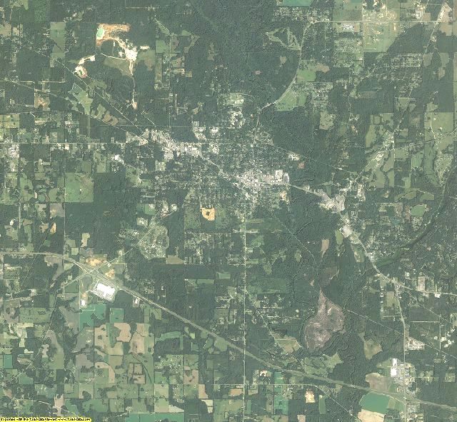 Jackson County, Florida aerial photography