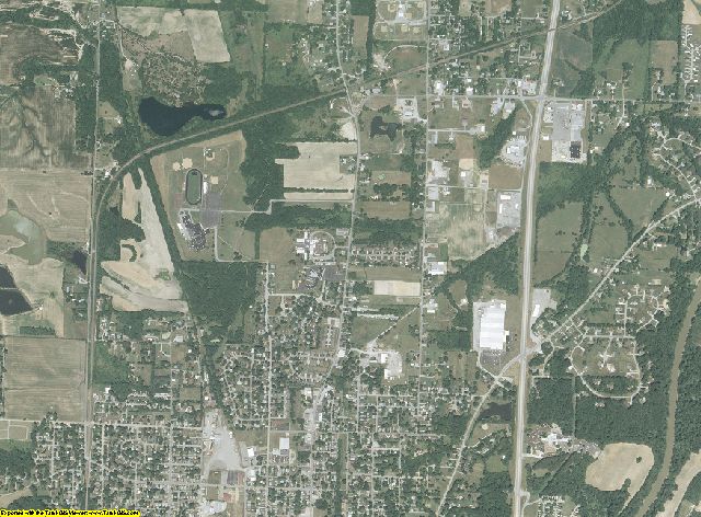 Jackson County, Illinois aerial photography