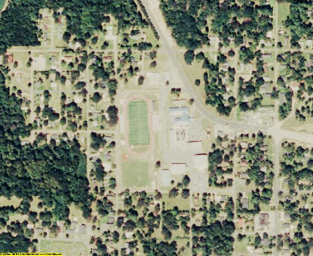 Jackson County, LA aerial photography detail